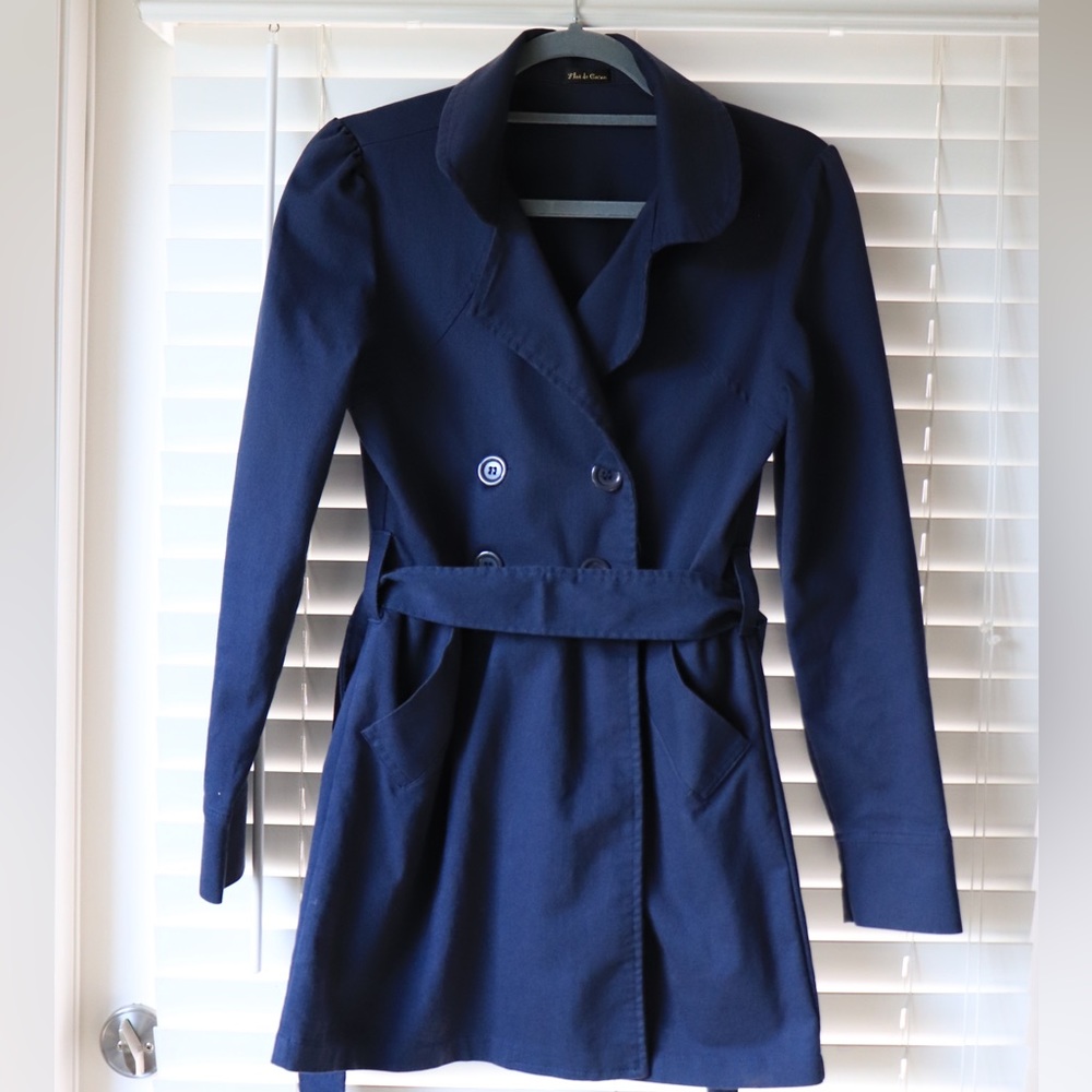 Blue coat.